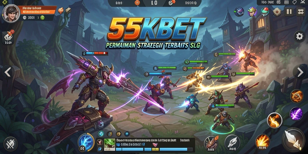 Tampilan gameplay menarik di 55KBET dengan strategi SLG yang mendalam.