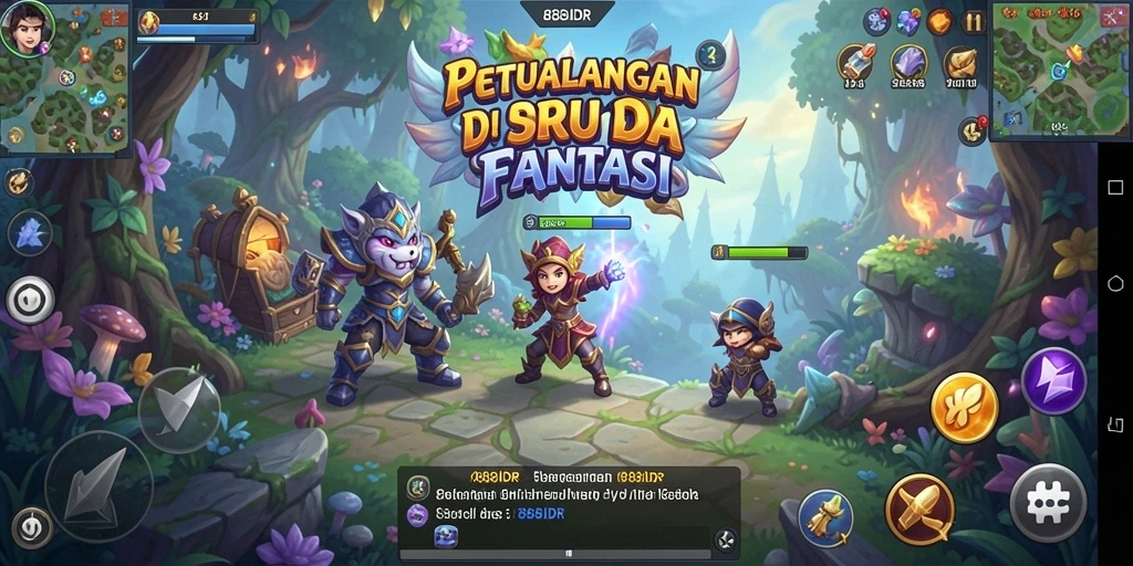 Screenshot dari gameplay petualangan di 888IDR yang menegangkan.