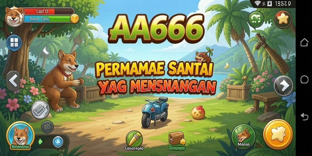 Tampilan gameplay AA666 yang menarik dan menyenangkan.