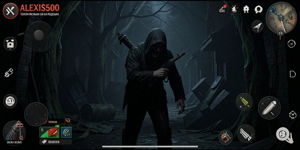 Pengalaman gameplay menegangkan dalam ALEXIS500.