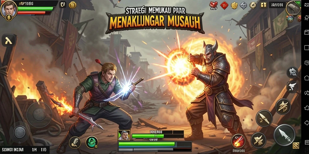 Tangkapan layar utama menampilkan pertempuran strategis di API66.