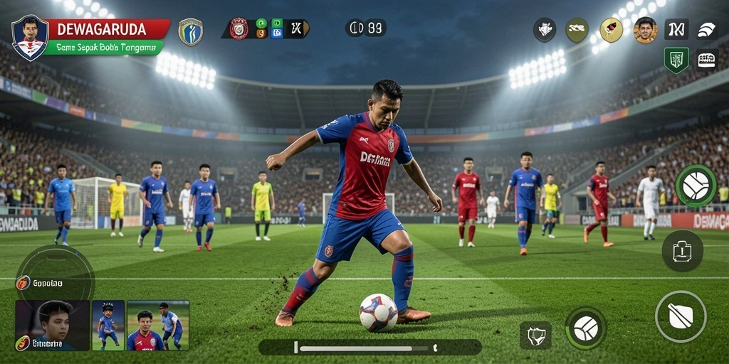 Tampilan gameplay seru dalam game DEWAGARUDA.