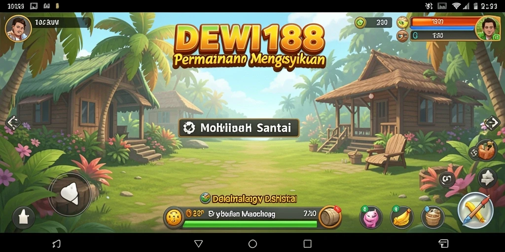 Tampilan gameplay seru DEWI188 dengan tantangan menarik.