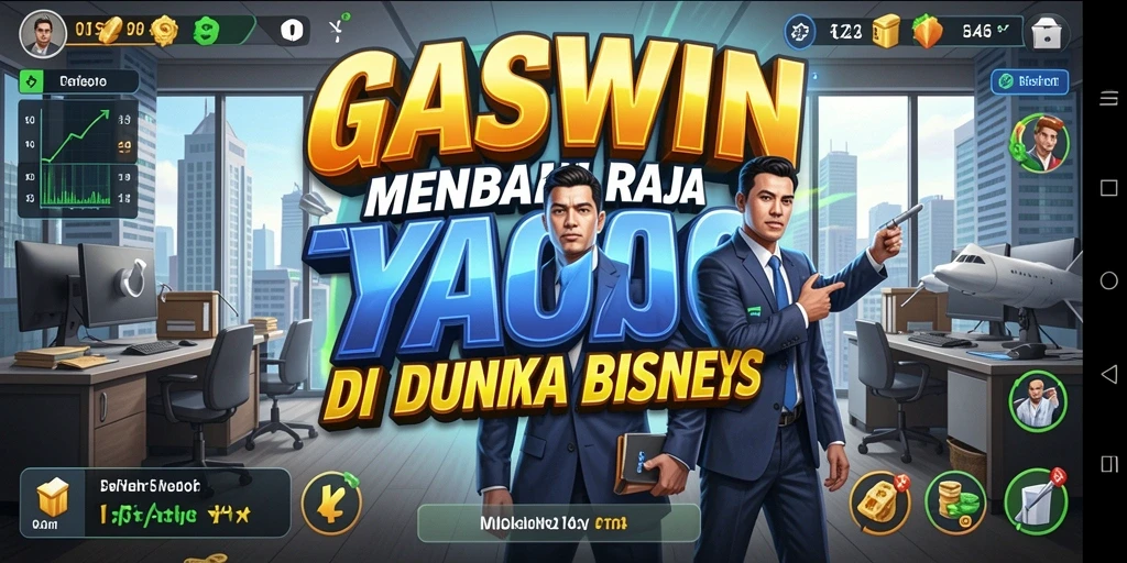 Tampilan gameplay menarik dan strategis dalam GASWIN.