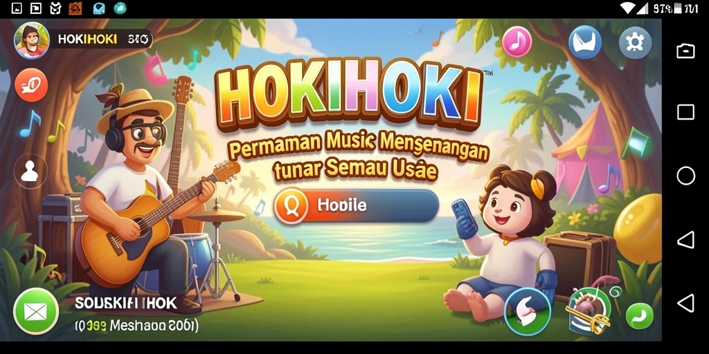 Tampilan gameplay HOKIHOKI yang menarik dan interaktif.