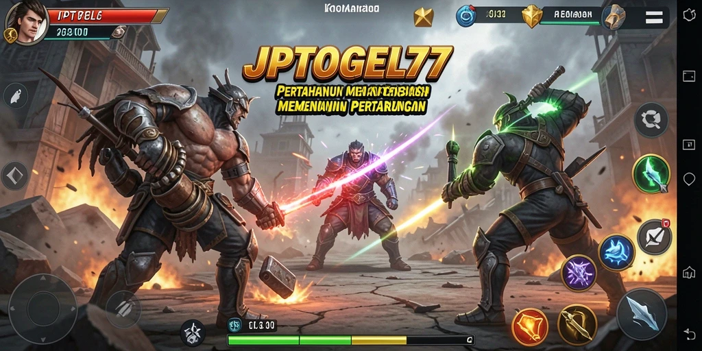 Tampilan menarik dari gameplay Tower Defense JPTOGEL77 yang menantang.