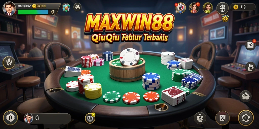 Tampilan gameplay QiuQiu yang mendebarkan di MAXWIN88.