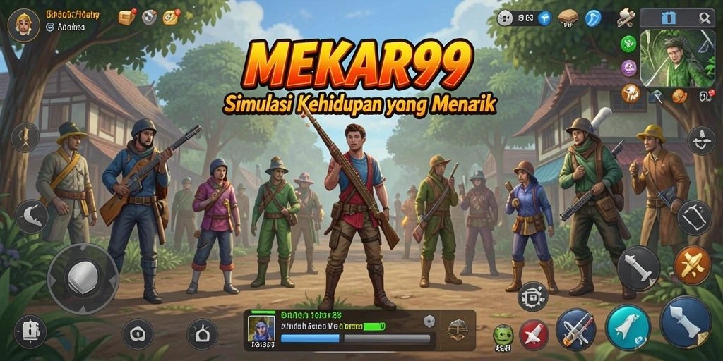 Gameplay MEKAR99 yang seru dan interaktif.