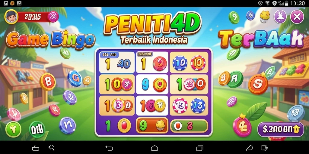 Tampilan gameplay Bingo yang seru dengan berbagai hadiah menarik.