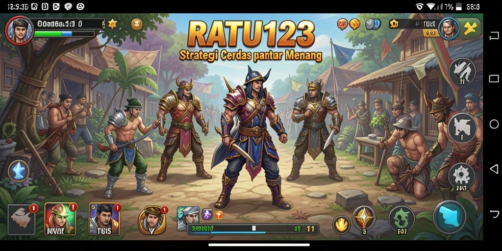 Gameplay <strong>RATU123</strong> menampilkan pertempuran strategis yang mendebarkan dengan grafis yang memukau.