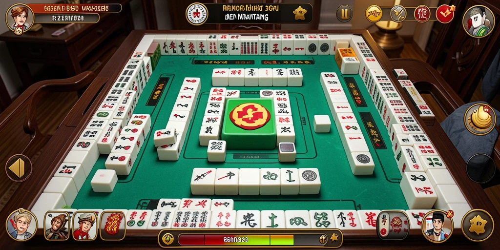 Tampilan gameplay seru dalam permainan Mahjong di REMI62.
