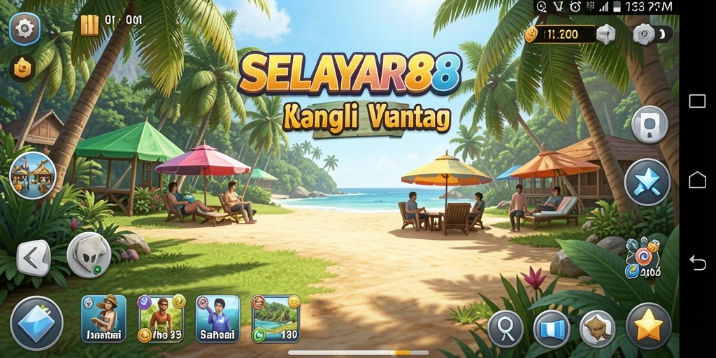 Tangkapan layar utama SELAYAR88 menampilkan gameplay seru dan penuh warna.