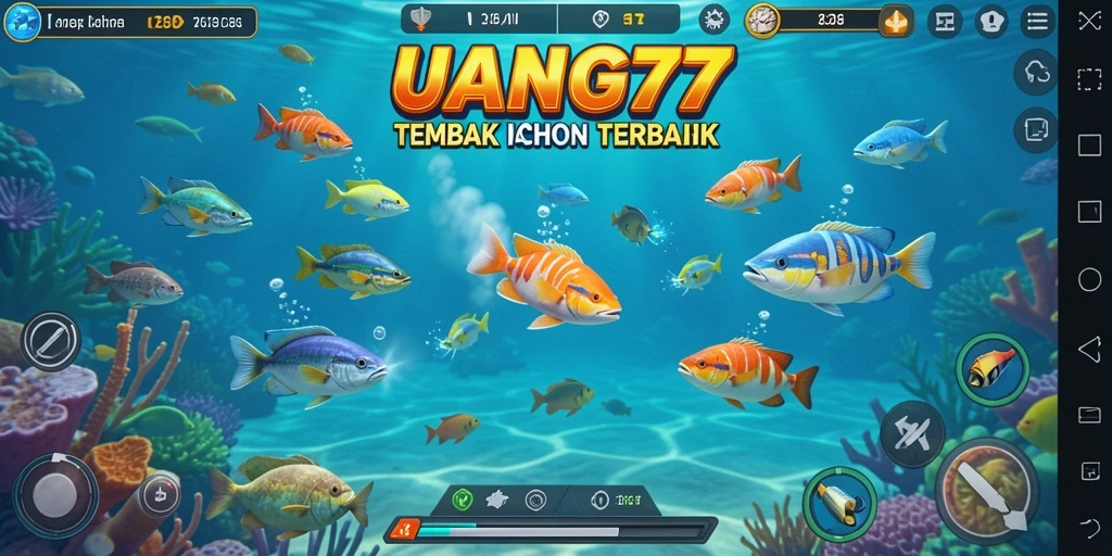 Tangkap ikan besar dalam UANG77 dengan gameplay seru.